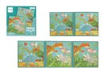 Scratch Puzzle magnetyczne - książka podróżna Dino 2 obrazki 40 elemenów