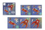 Scratch Puzzle magnetyczne - książka podróżna Rakieta i kosmos 2 obrazki 40 elementów